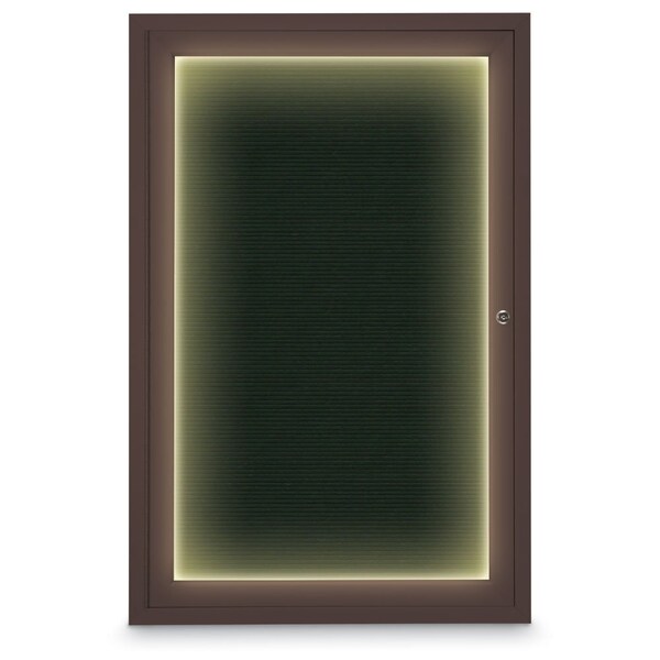 Hinge-less Radius Corkboard, 11"x13-1/2", Satin Alum Frame/Burgundy